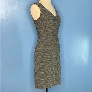 Banana Republic Tweed  V-Neck Sheath Dress Sz2